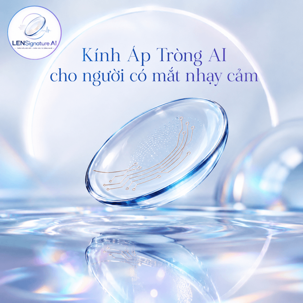 Kính áp tròng AI cho người có mắt nhạy cảm - Giải pháp đeo lens an toàn hơn Kính áp tròng AI cho người có mắt nhạy cảm - Giải pháp đeo lens an toàn hơn