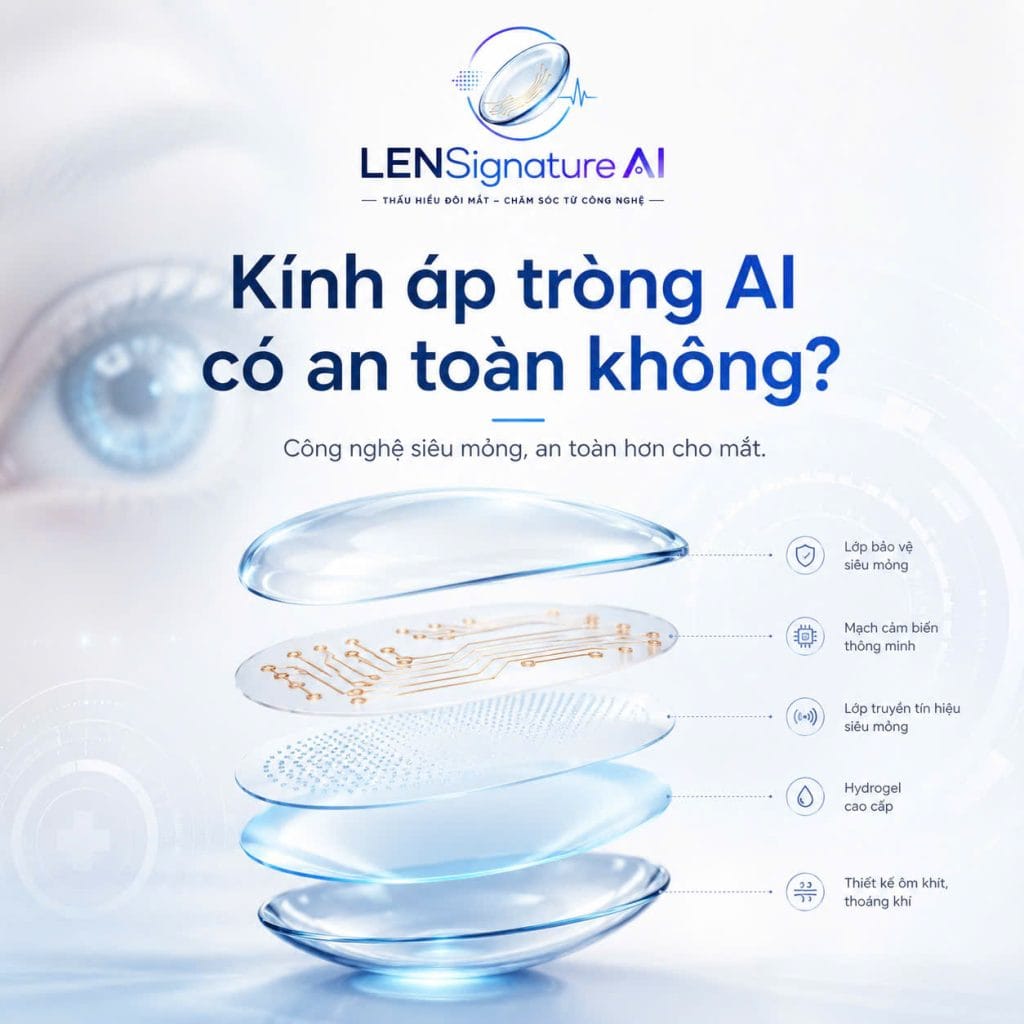 Kính áp tròng AI có an toàn không? Những điều cần biết trước khi sử dụng